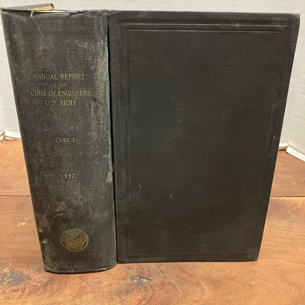 Annual Report Chief of Engineers U.S. Army 1937 Part 1 Government Printing